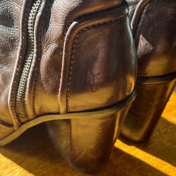 Frye Sylvia Pipping High Heel Knee High Boot - Picture 7 of 10